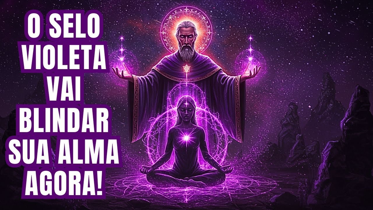 SAINT GERMAIN REVELA O SELO VIOLETA PARA DESTRUIR ATAQUES OCULTOS E CORTAR O MAL NA RAIZ!