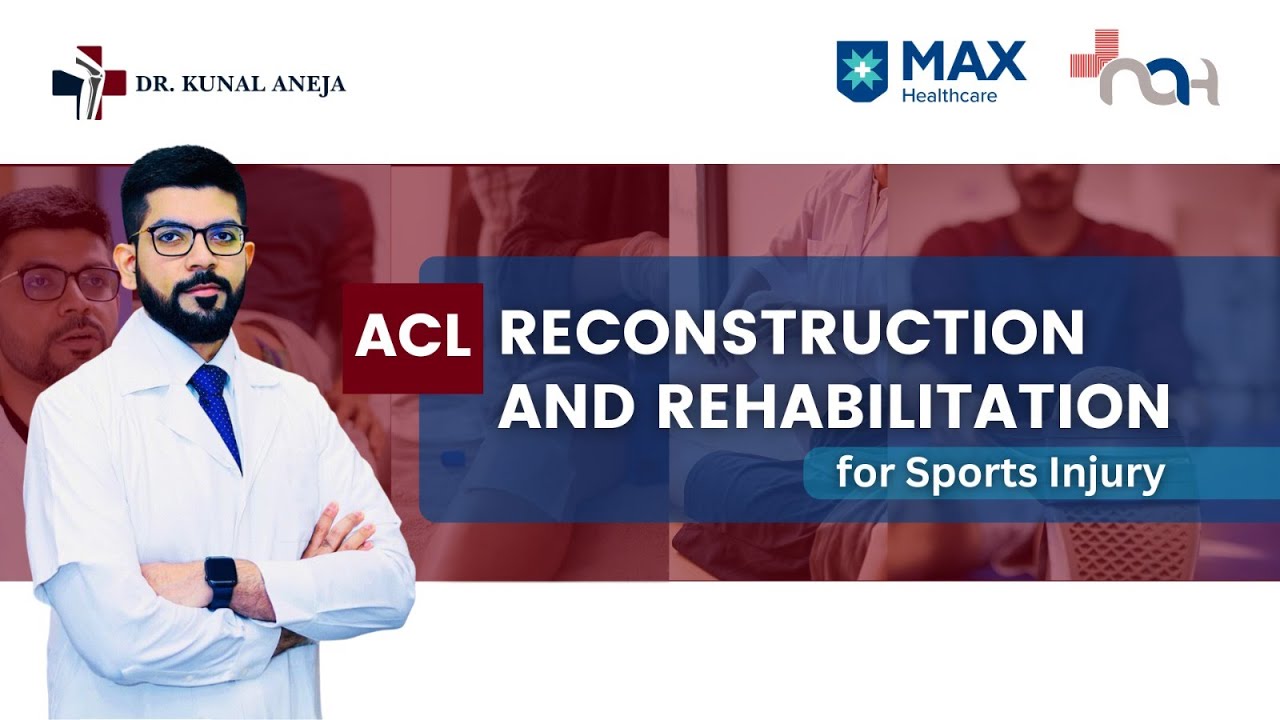 ACL Reconstruction surgery & Rehabilitation for sports injury with Dr Kunal Aneja | Knee Arthroscopy