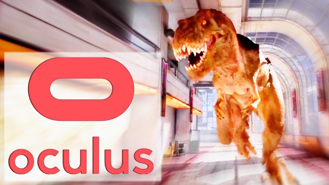 Oculus Rift Dreamdeck - A 360 VR Experience Dinosaur Let's play