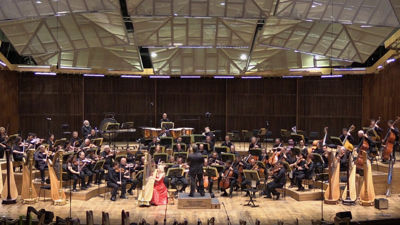 Julia Rovinsky live - Gliere Harp Concerto. Julia Rovinsky and Israel Philharmonic Orchestra