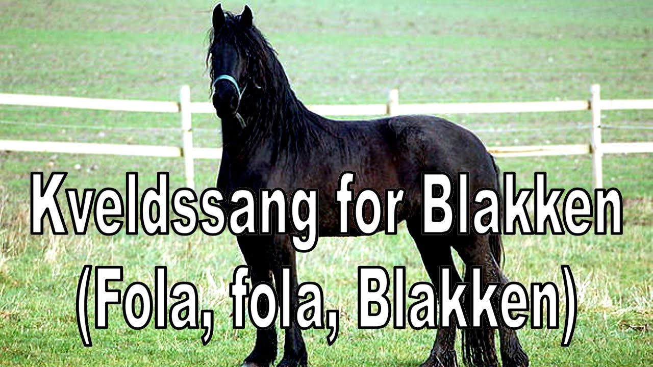 Fola, fola, Blakken - med tekst