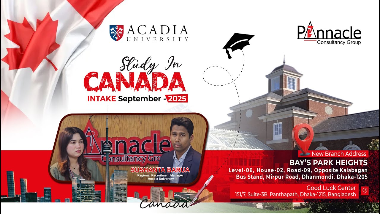 Study in Canada: Secrets of Acadia University! Expert Tips for Bangladeshi Students