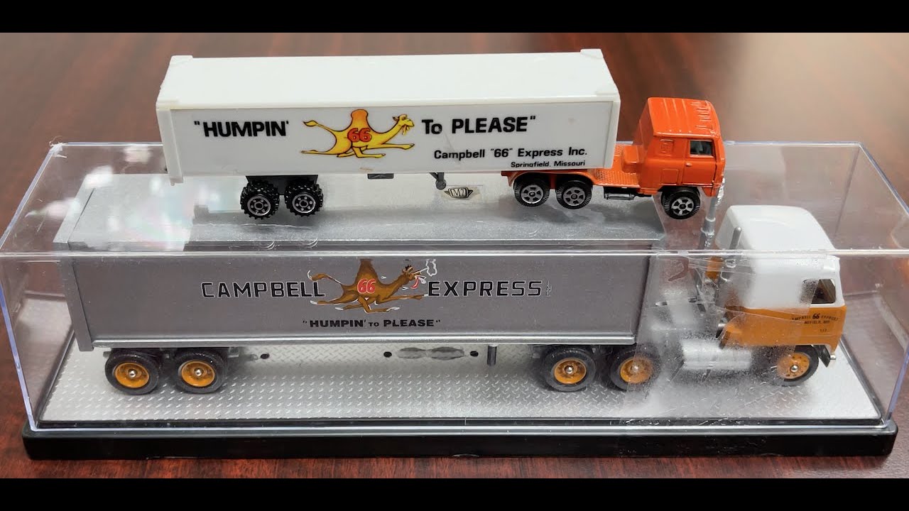 Winross and Yatming Cambell Express Trucking and 
