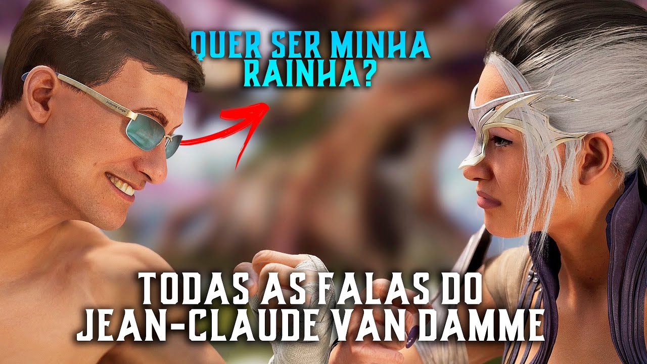 Todas as Falas do Jean-Claude Van Damme em Mortal Kombat 1 (Dublado)