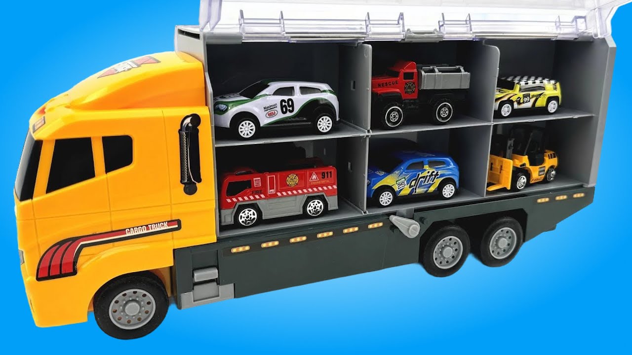 Trucks and Vehicles For Kids | Tomica Mini Toy Cars | Toddler Learning Video