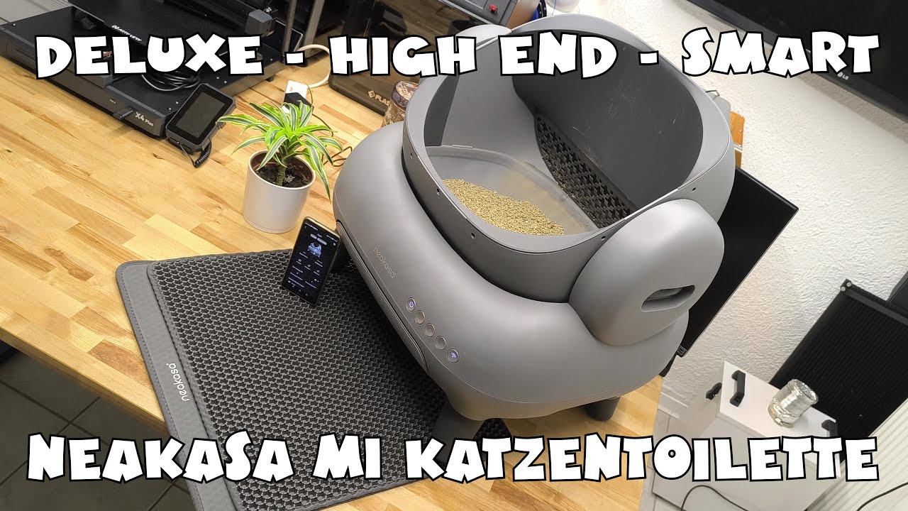 Neakasa M1 selbstreinigende smarte Katzentoilette XXL + Neabot Neakasa P2 Pro