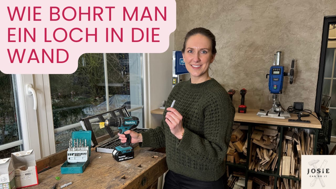 Wie bohrt man ein Loch in die Wand | Welcher Dübel | Welcher Bohrer