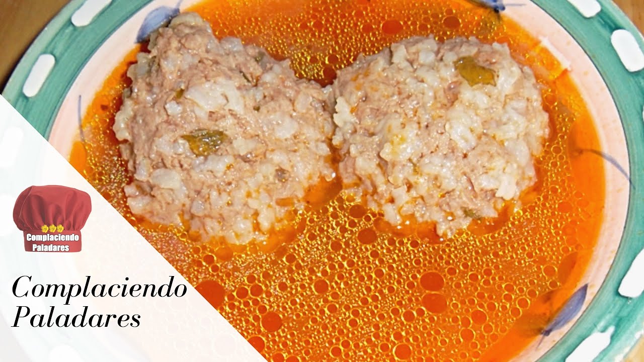 ALBONDIGAS (caldo)- receta mexicana (Complaciendo Paladares)