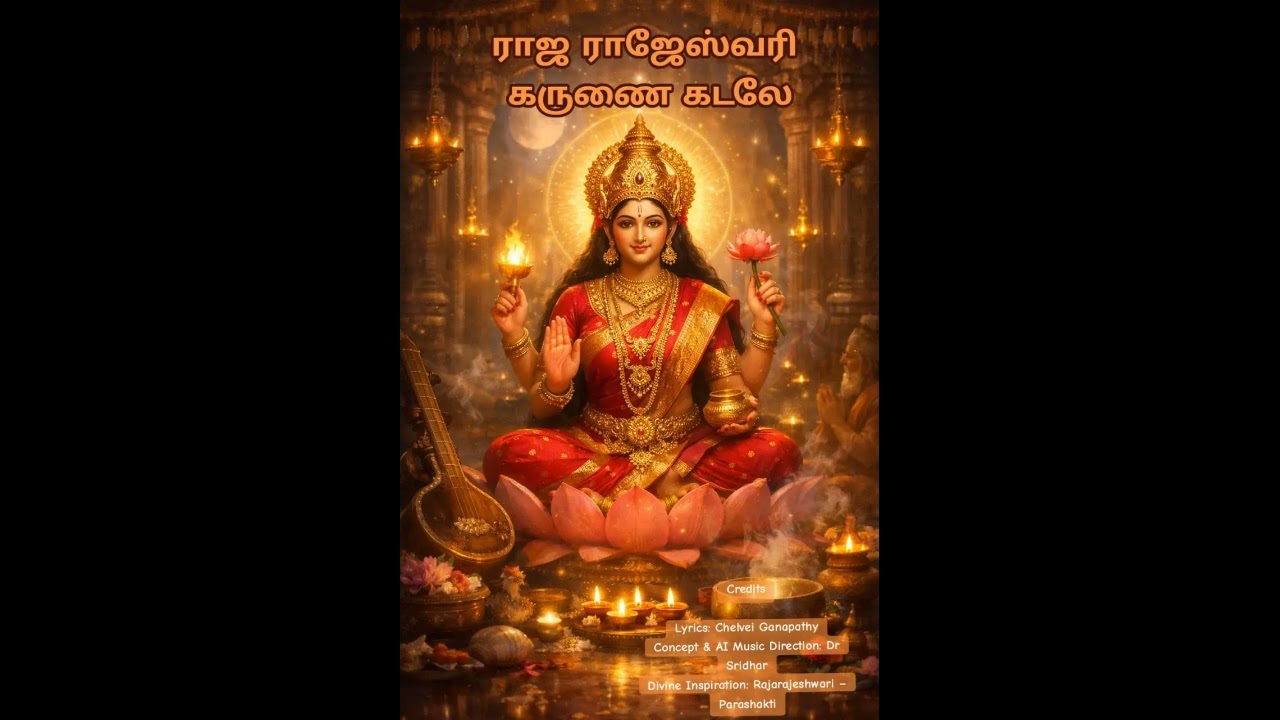 ராஜ ராஜேஸ்வரி - கருணை கடலே| Sri Raja Rajeshwari Divine Awakening Song | Healing Frequency Devotional