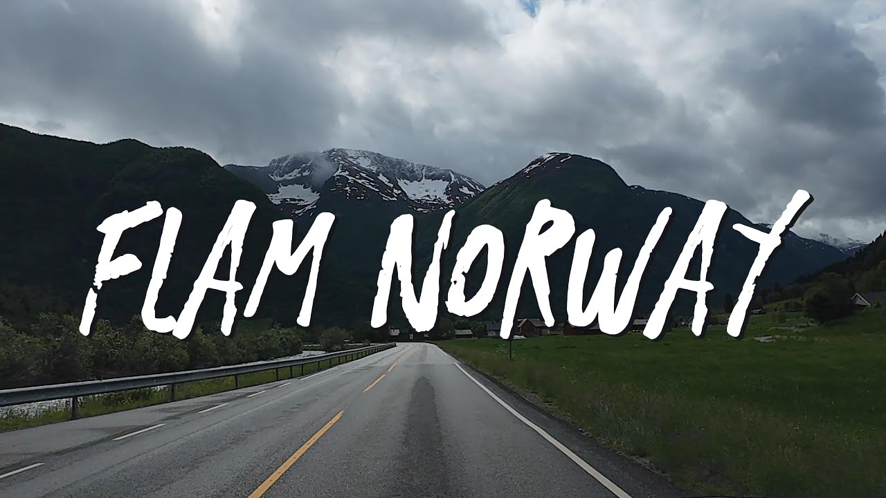 Norway Driving tour to flam - Driving in Norway الطريق إلى قرية فلوم النرويج