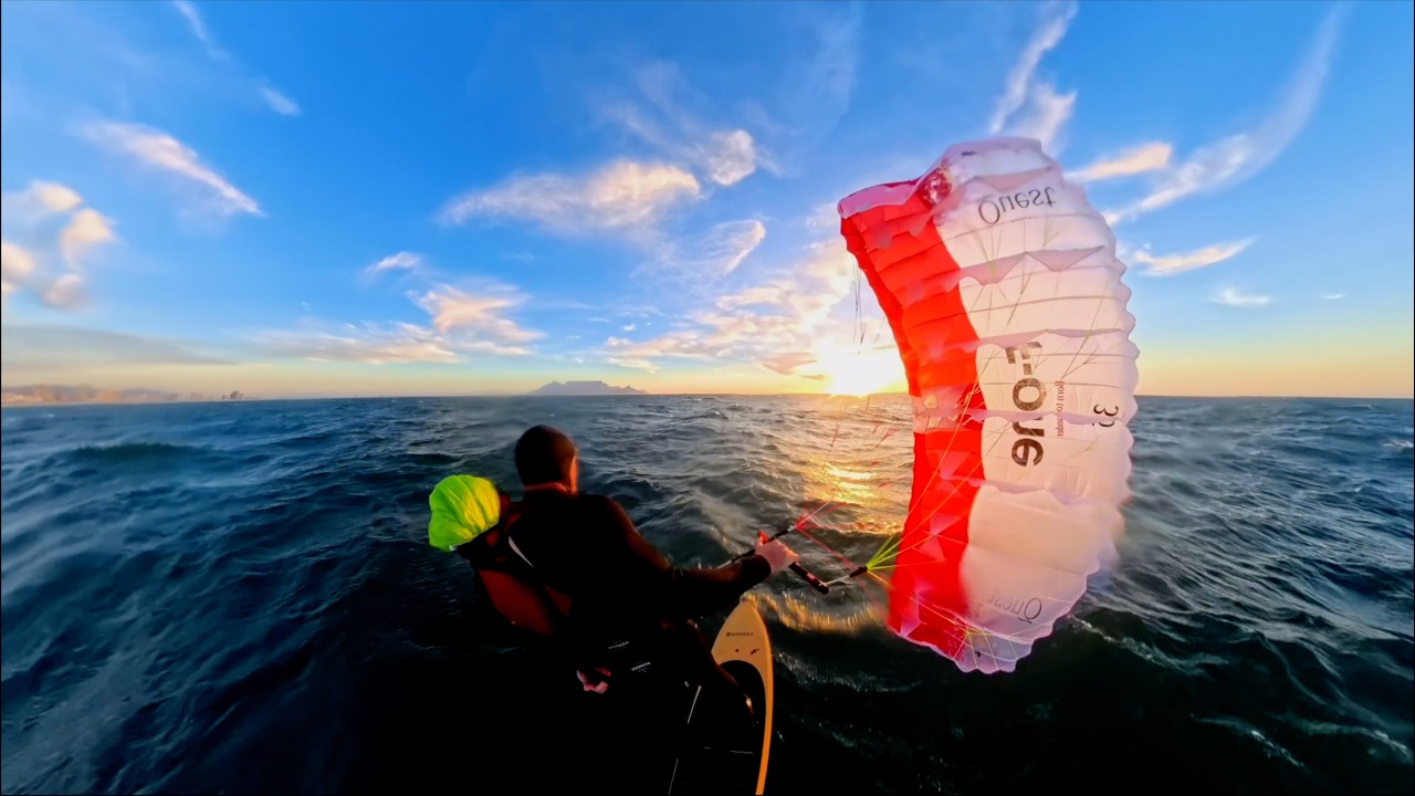 F-ONE Quest + Eagle T2 + UHM 12mm Mast -  Upwind  Downwind - Cape Town