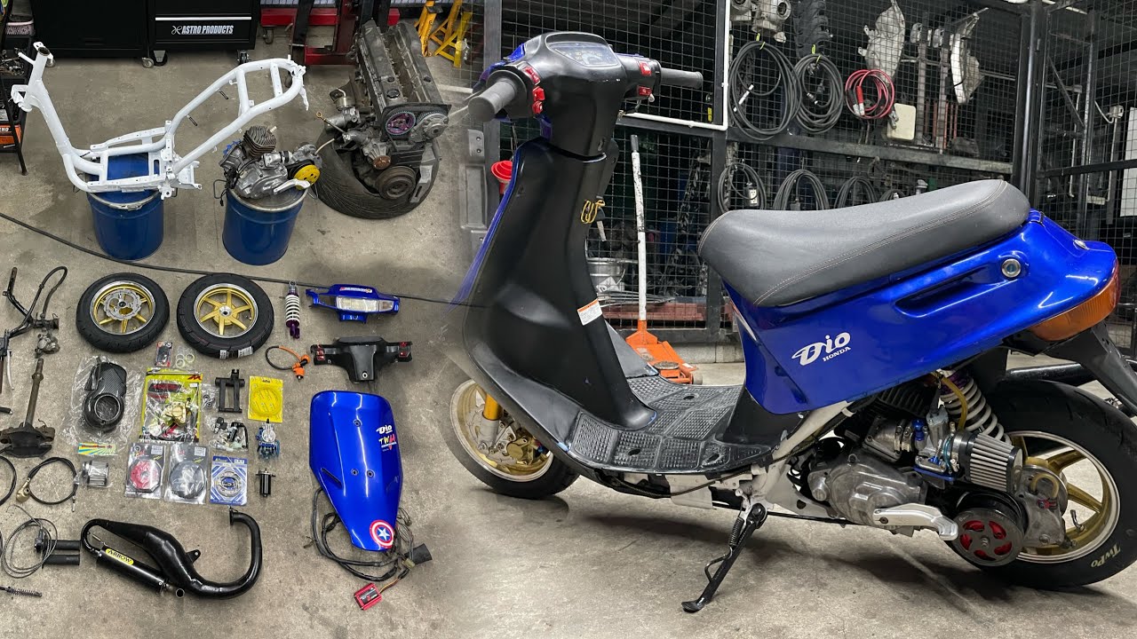 Restoration Honda Dio AF18 - Complete Process