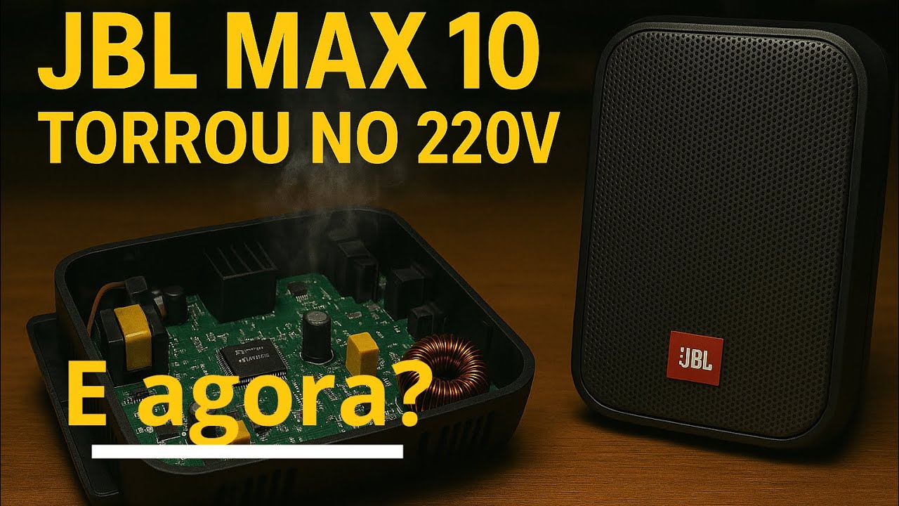 JBL MAX 10: O que tem por dentro dessa potência? Vídeo 1 