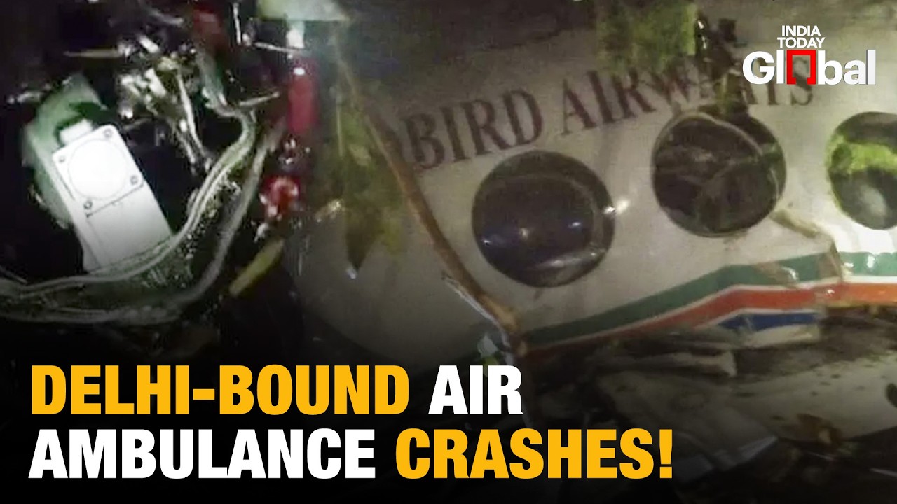 Air Ambulance Tragedy in Jharkhand: 7 Onboard After Ranchi-Delhi Flight Crashes | India News