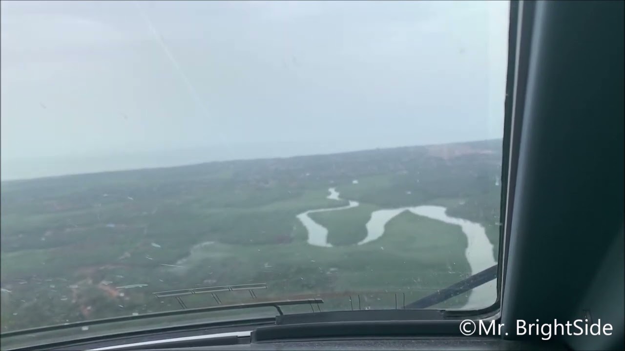 EMBRAER 195-E2 APPROACH & LANDING AT FREETOWN Sierra Leone