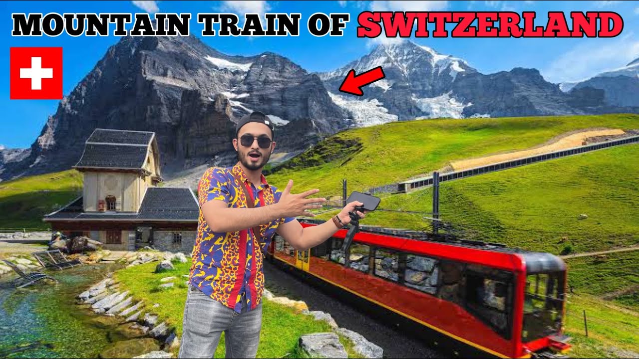Beautiful Train Journey in Switzerland 🇨🇭| Pahado ki Train😍