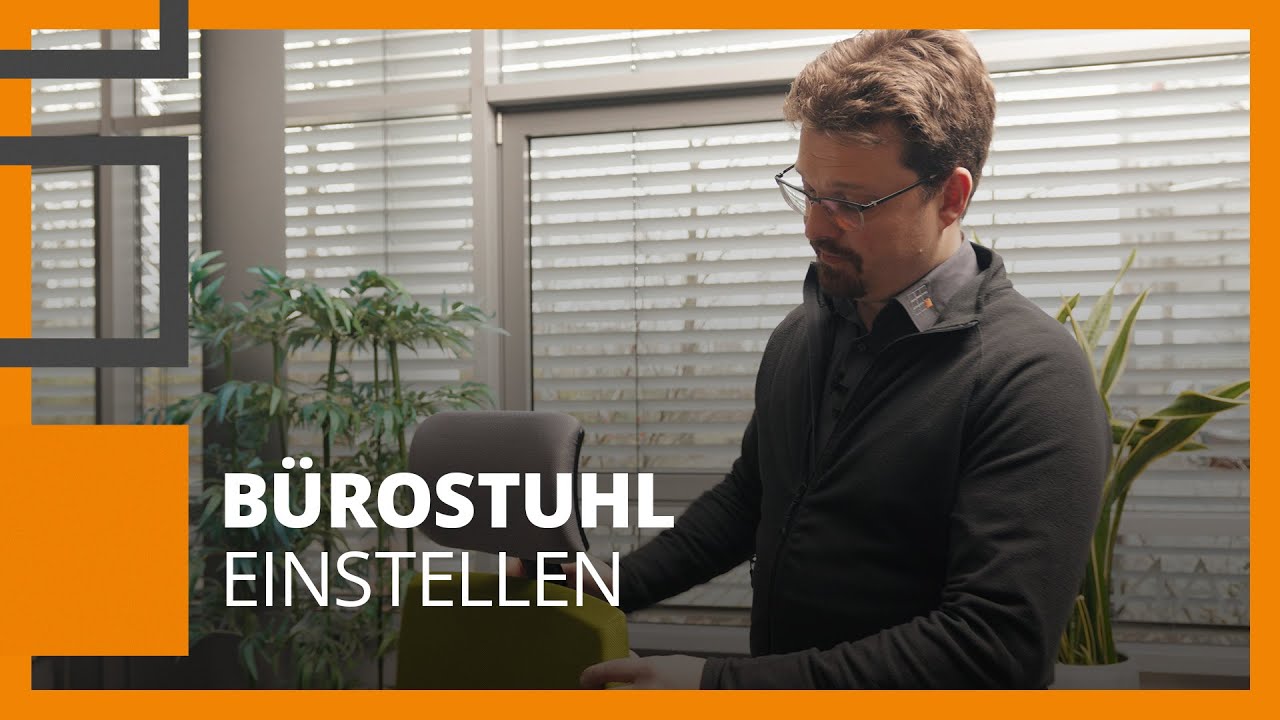 B&uuml;rostuhl richtig einstellen in 5 Minuten: Revolutioniere Deine Sitzhaltung