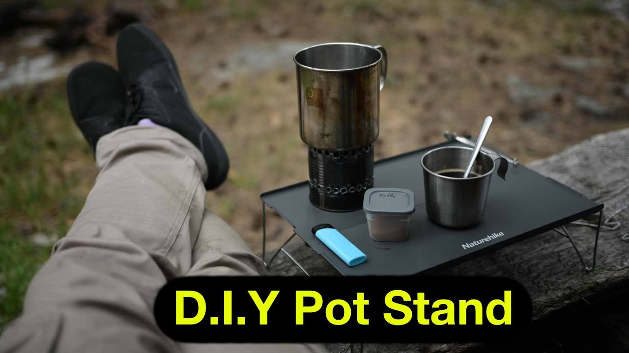 CHEAP Wind resistant DIY pot stand for Trangia spirit burner