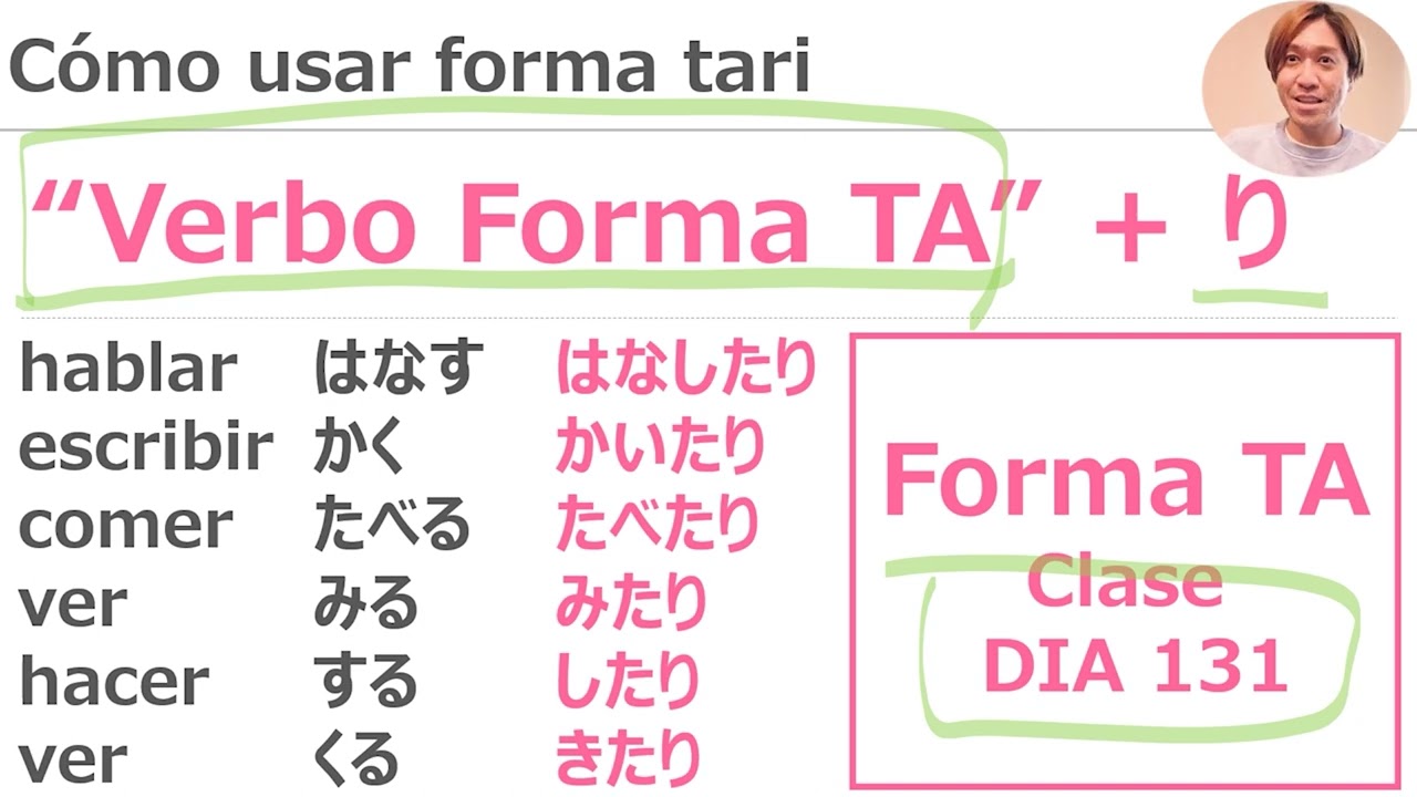 Clase de japonés: …たり…たり 