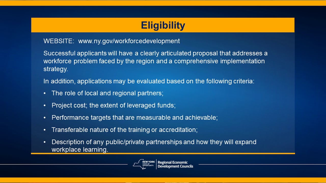 Empire State Development - Workforce Development 101 for Employers