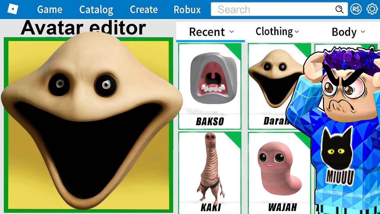 Aku buat kostum cacing horror untuk ngalahin cacing pasir