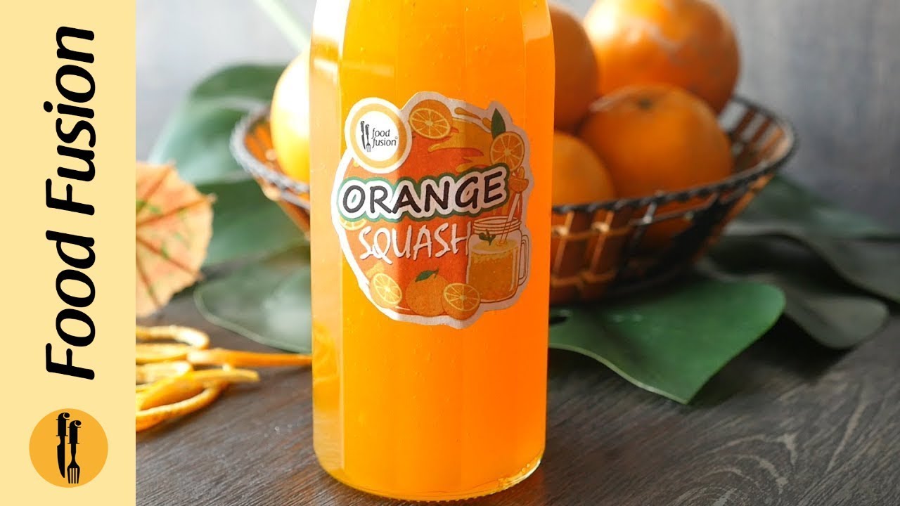 Orange Squash Recipe By Food Fusion