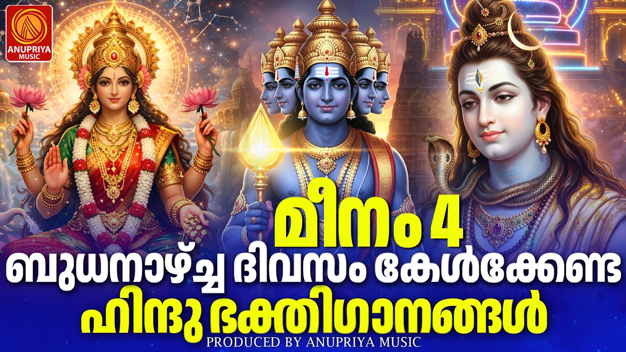ബുധനാഴ്ച ദിവസം കേൾക്കേണ്ട ഭക്തിഗാനങ്ങൾ| Hindu Devotional Songs Malayalam | Bhakthiganangal