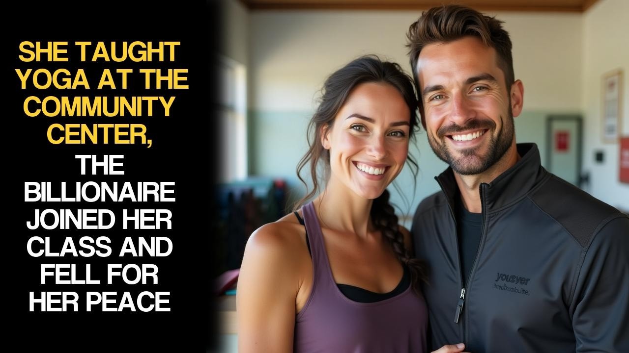 She Taught Yoga At The Community Center, The Billionaire Joined Her Class And Fell For Her Peace