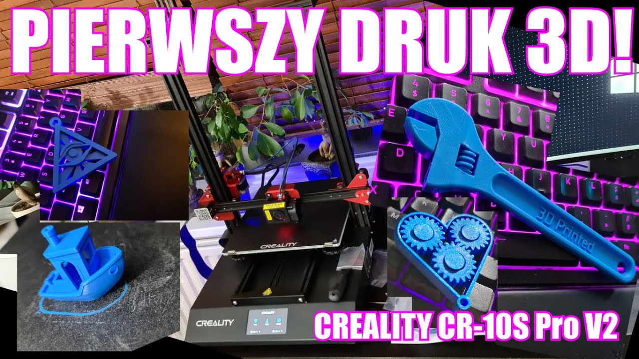 M&oacute;j pierwszy druk 3D! Creality CR-10S Pro V2