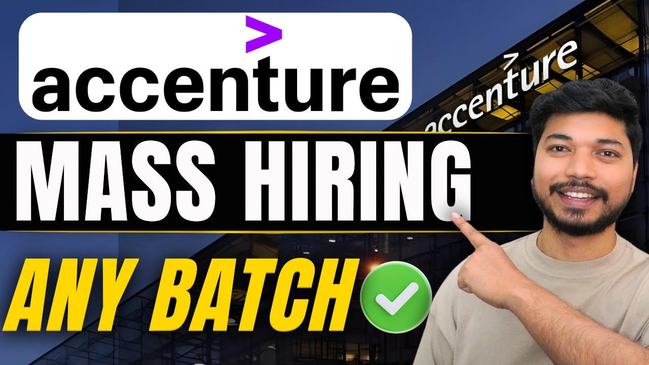 Accenture ASE Hiring 2025 🚨 Off Campus Drive | Any Year Passout Till 2025!