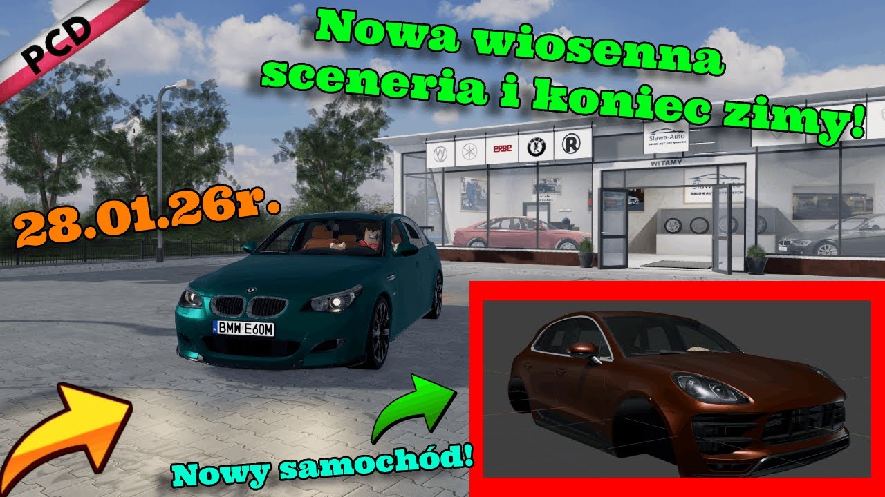 KONIEC ZIMY! WIOSENNA SCENERIA ORAZ NOWE SNEAK PEEKI W POLISH CAR DRIVING!!! | 28.01.26r. |