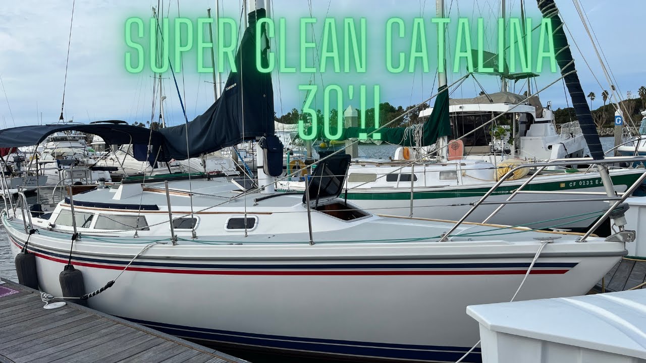Super Clean 1989 Catalina 30' Virtual Tour!!