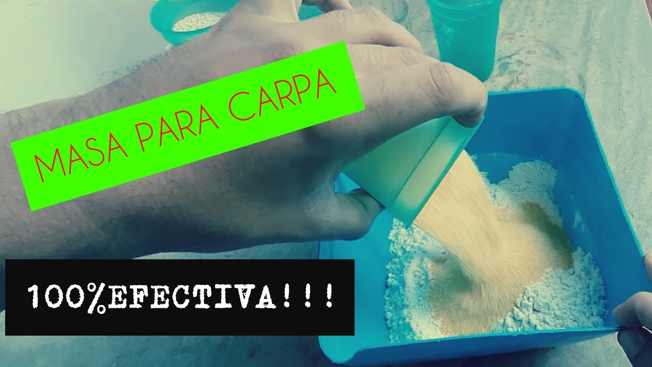 Como Hacer , MASA PARA CARPAS, RÁPIDO Y FACIL😱🥳🐟 MJ-PESCA