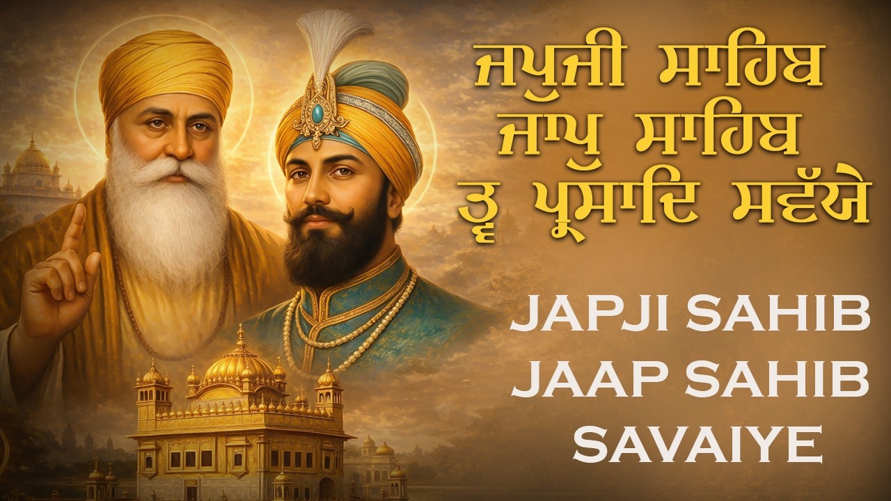 15-02-2026 ਜਪੁਜੀ ਸਾਹਿਬ ~ ਜਾਪ ਸਾਹਿਬ ~ Savaiye Path | Japji Sahib | Nitnam 3 Bani Jaap | #japjisahib