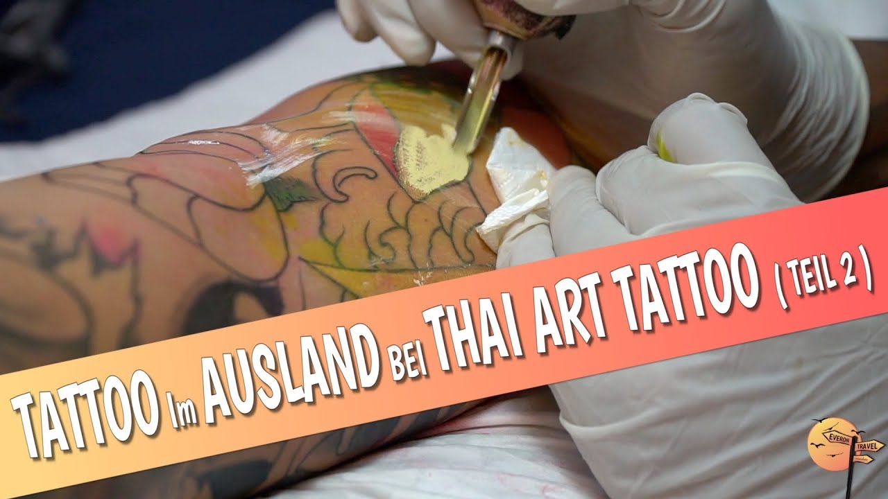 Koh Tao - Thai Art Tattoo ★ Tattoo im Ausland Teil 2 | Reisevlog #26 (Weltreise 2018)