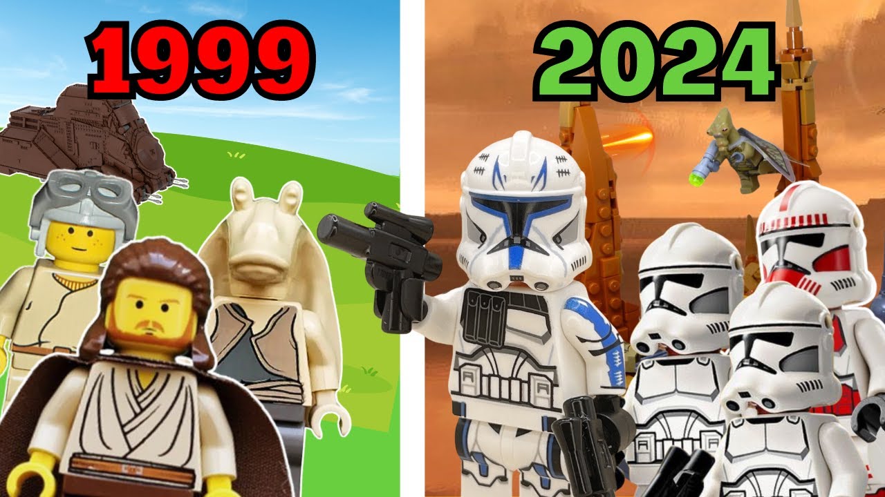 Соберите набор LEGO Star Wars КАЖДОГО года и устройте ОГРОМНУЮ битву!