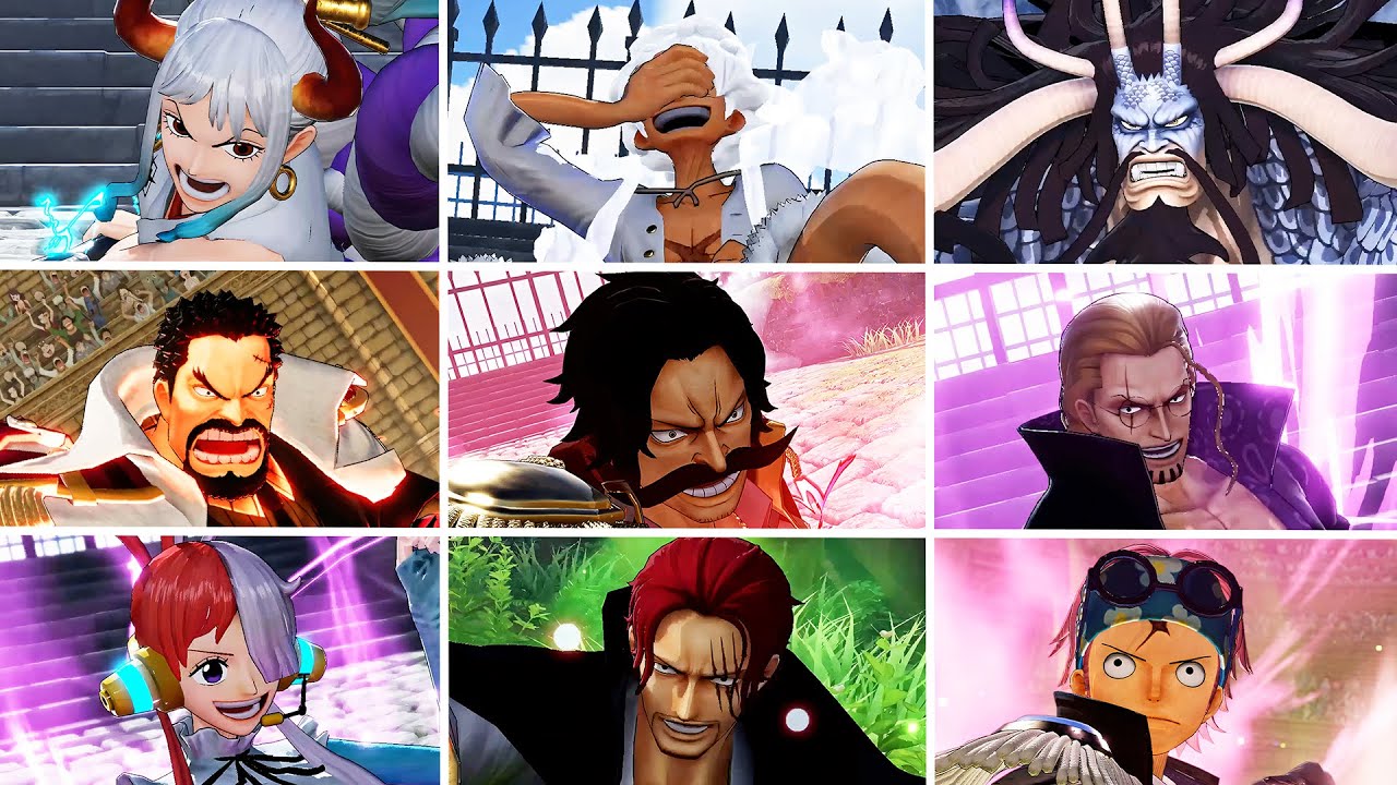 One Piece Pirate Warriors 4 - All Season Pass 2 DLC Characters Complete Moveset