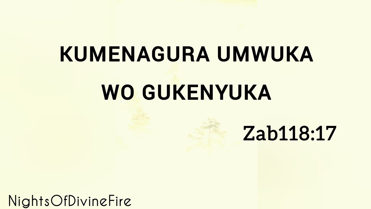 BOHOKA|Menagura umwuka wo gukenyuka|10.03.2026| Rukundo Jean Paul
