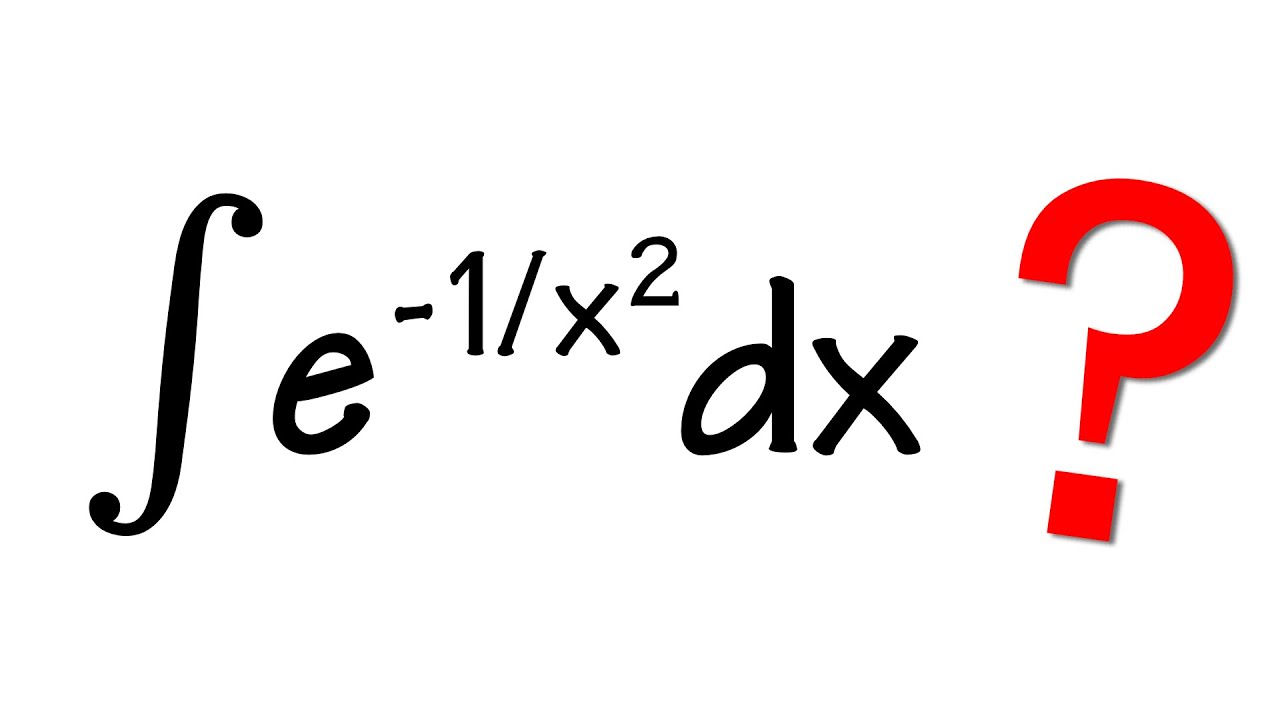 How to integrate e^(-1/x^2) with the error function