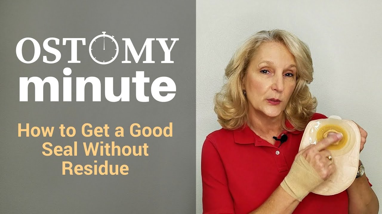 Ostomy Minute  - Creating a Good Seal Without Skin Residue