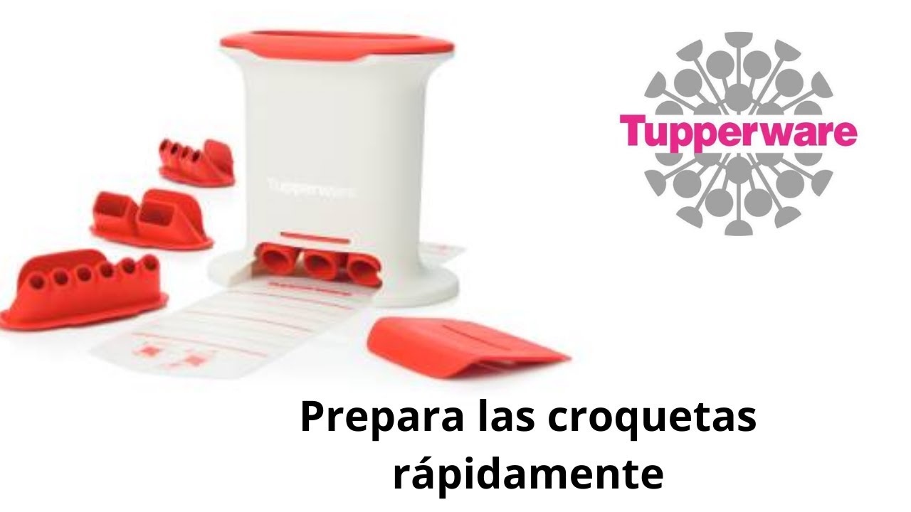 M-press de Tupperware para hacer croquetas