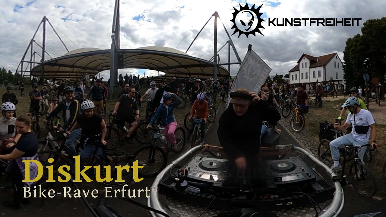 Bike Rave I DJ Diskurt I groovy House Music I 24 august / 2025 Erfurt