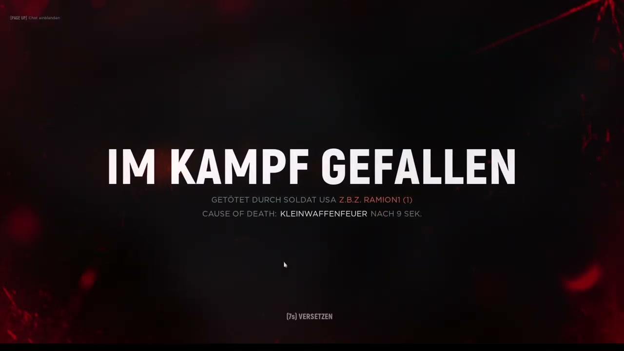 Und noch eine gute, wenn auch verlorene, Abendrunde