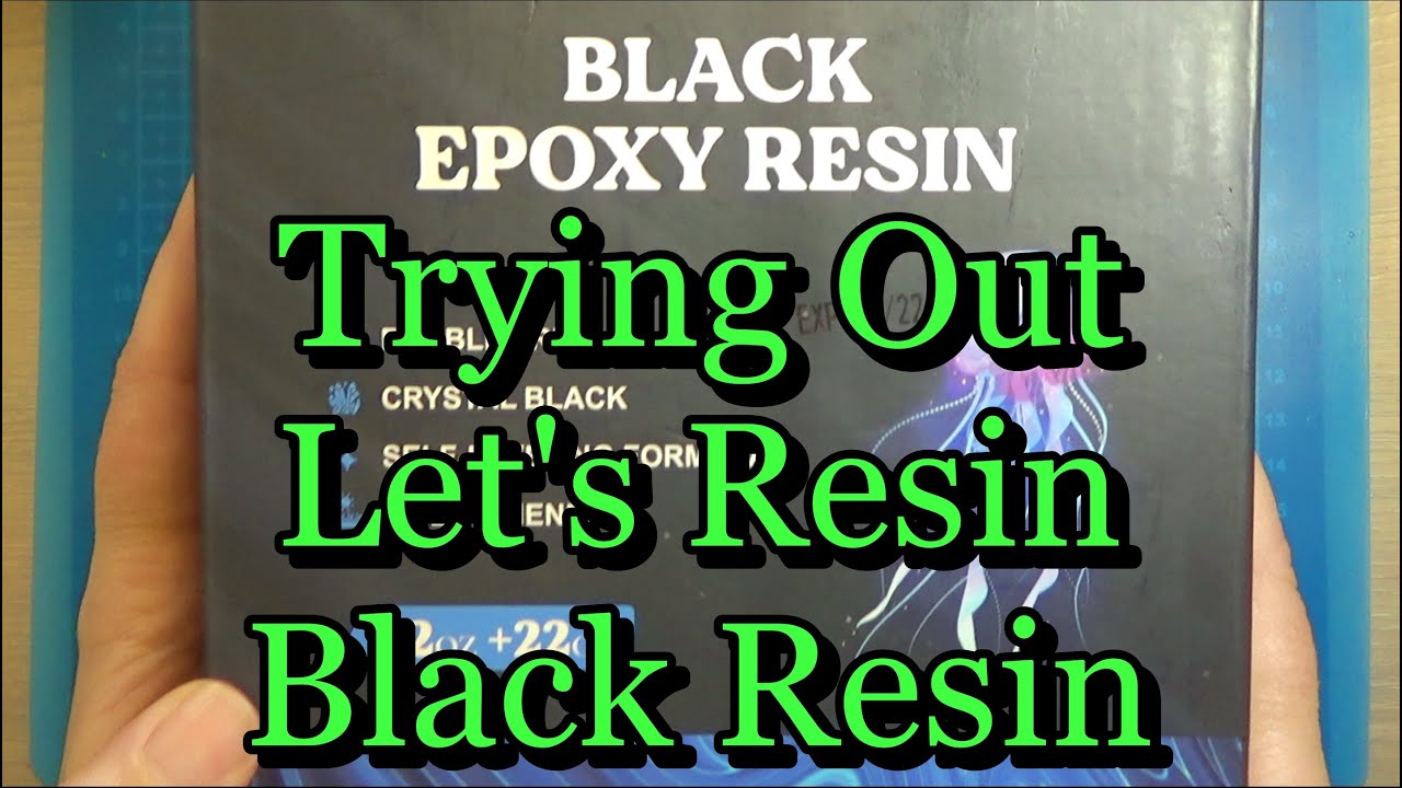 Let's Resin's Pre-Colored Black Resin, an Amazon Vine Review, January 3, 2024