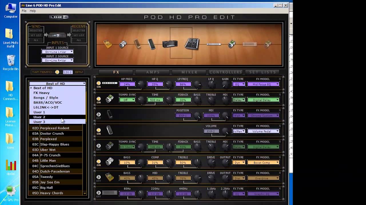 POD HD Edit Software and Customtone.com