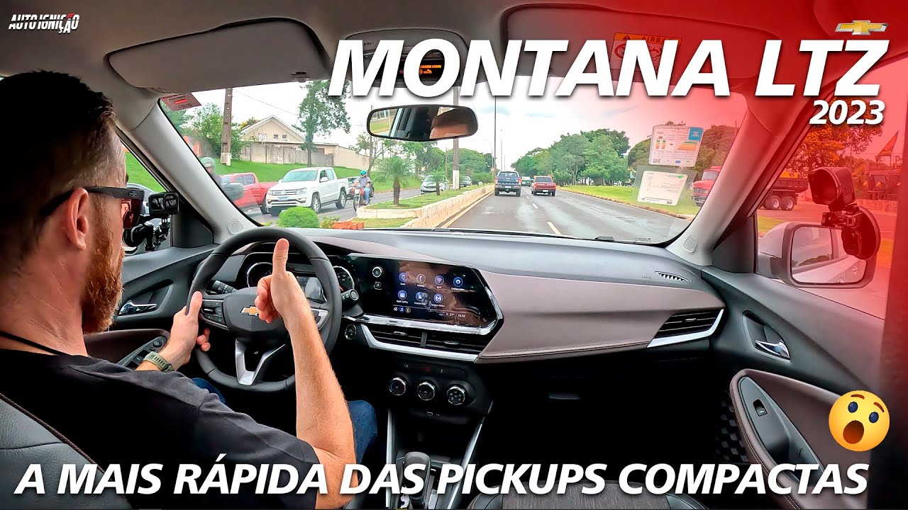 TESTE DRIVE MONTANA 2023 - A Mais Rápida Pickup Compacta!