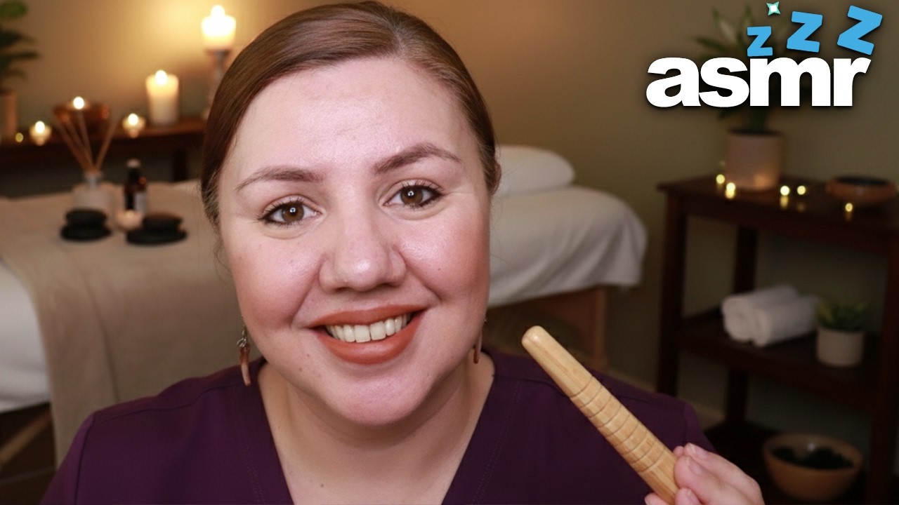 ASMR Español 🌙 Masaje Facial Despacito para Dormir en Minutos ROLEPLAY