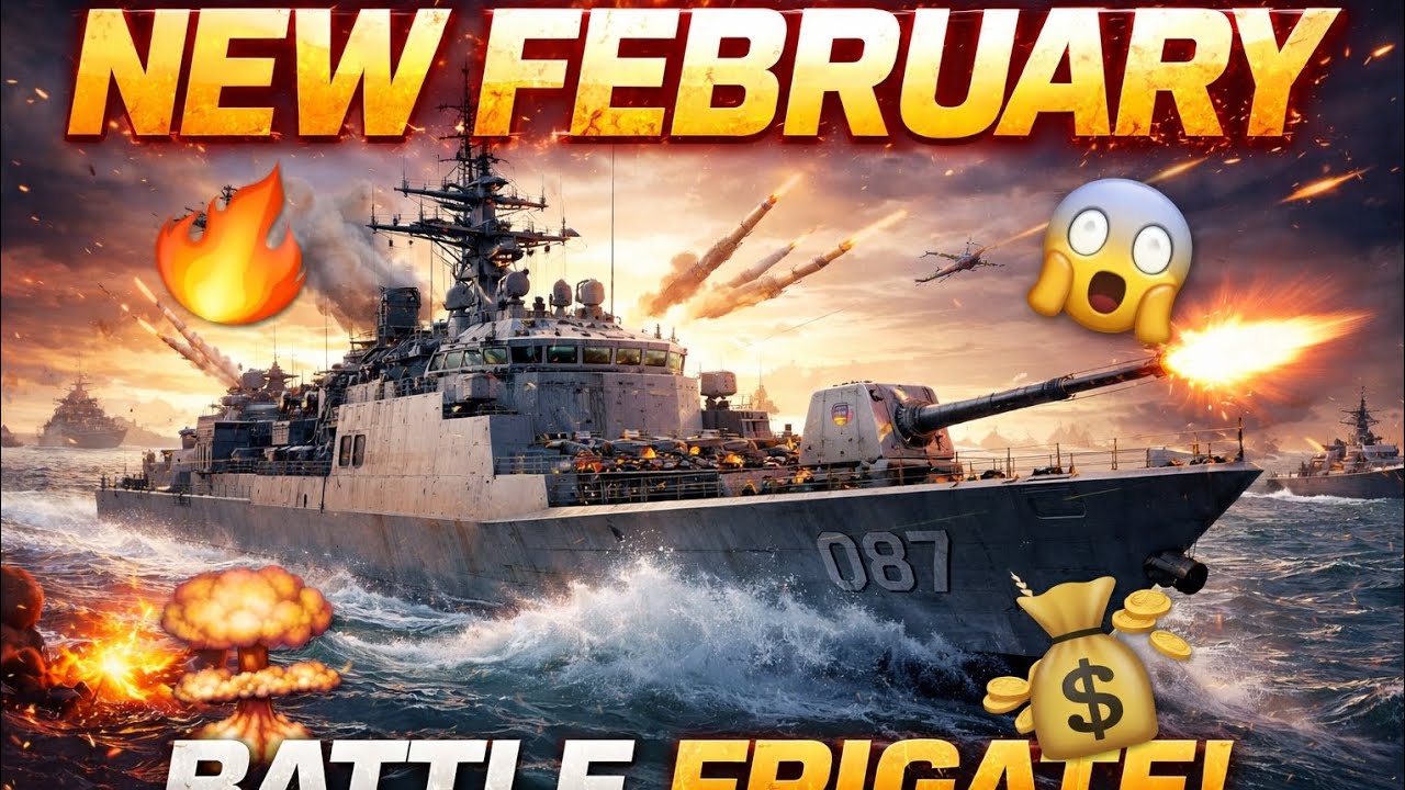 😱😱Wow new February battle pass frigate very dangerous ⁉️🤔🤔