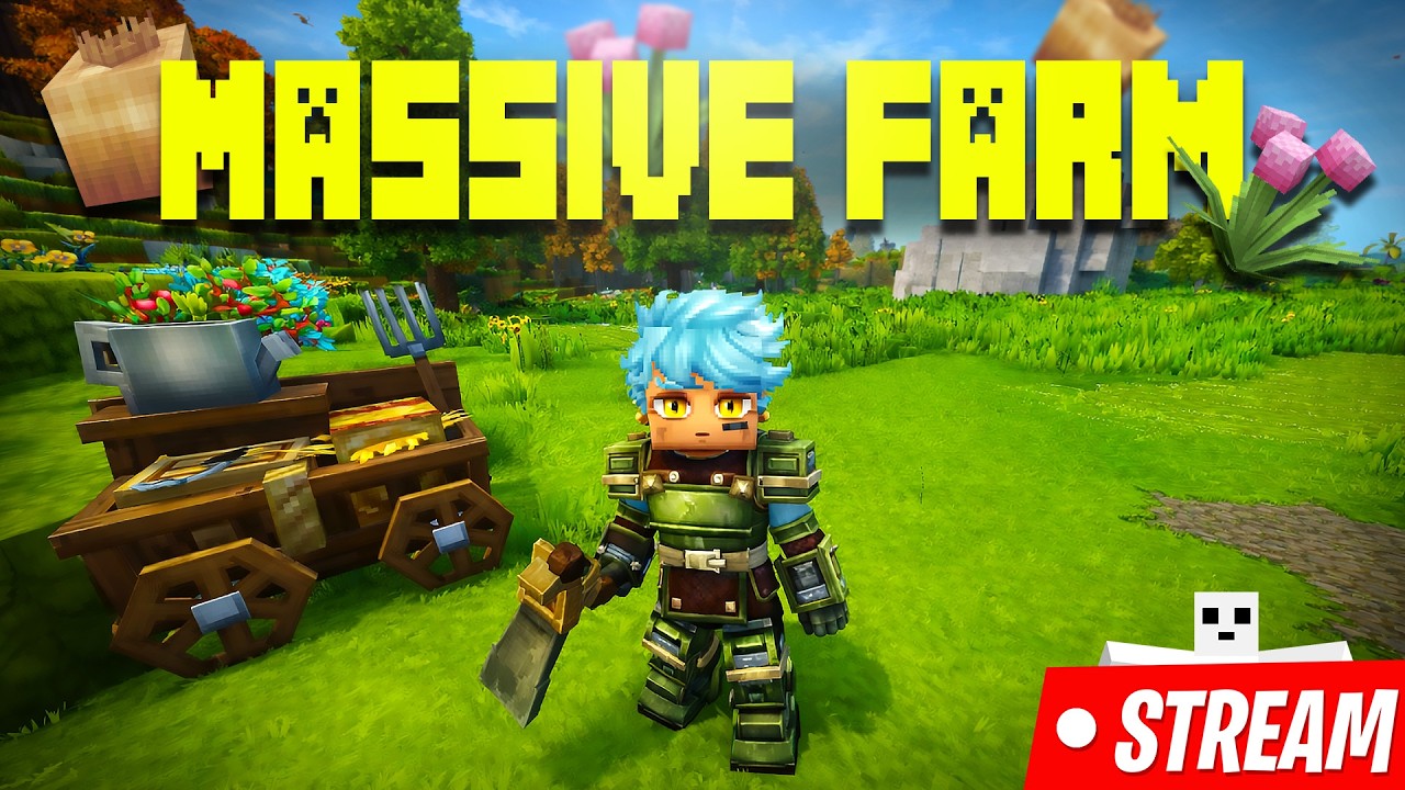 Building Farm in Hytale | Hytale Live #shorts