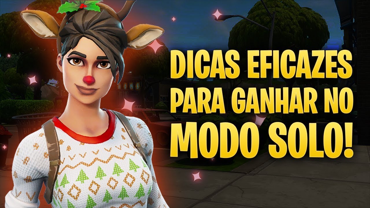 DICAS SIMPLES E EFICAZES PARA GANHAR NO MODO SOLO - Fortnite